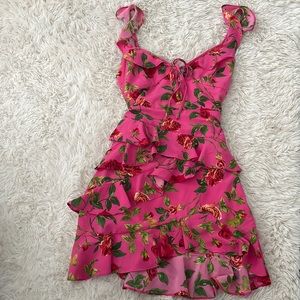 Flirty Ruffle Mini Dress by Signature 8